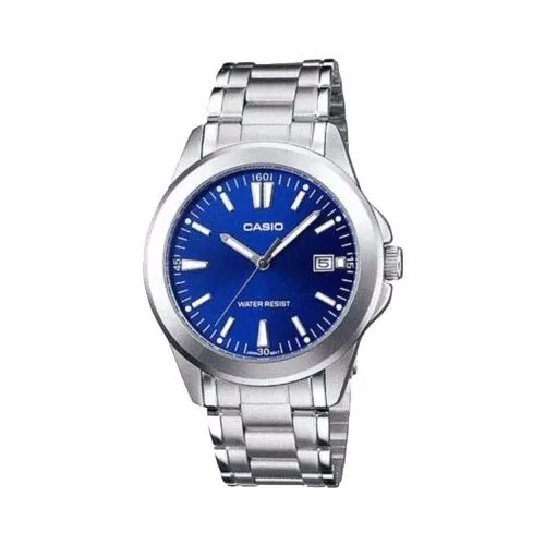 Наручные часы CASIO MTP-1215A-2A2, синий, серебряный