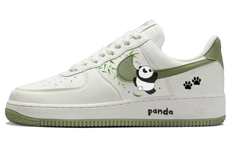 Кроссовки Nike Air Force 1 Skateboarding Shoes Women's Low-top Green/White, зеленый