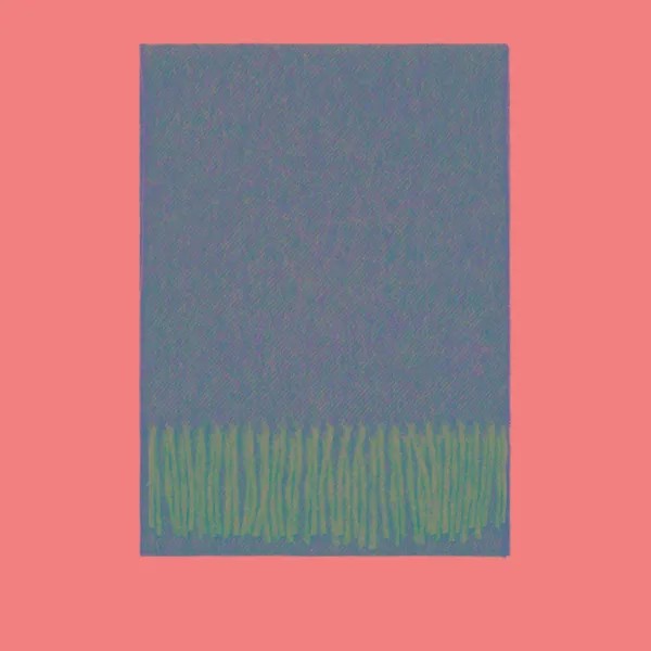 Шарф мужской NORSE PROJECTS Moon Lambswool зелёный, 170x25,5 см