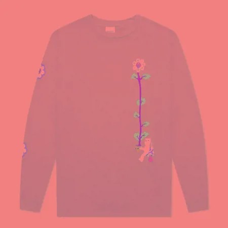 Мужской лонгслив RIPNDIP Plant Based, цвет зелёный, размер M