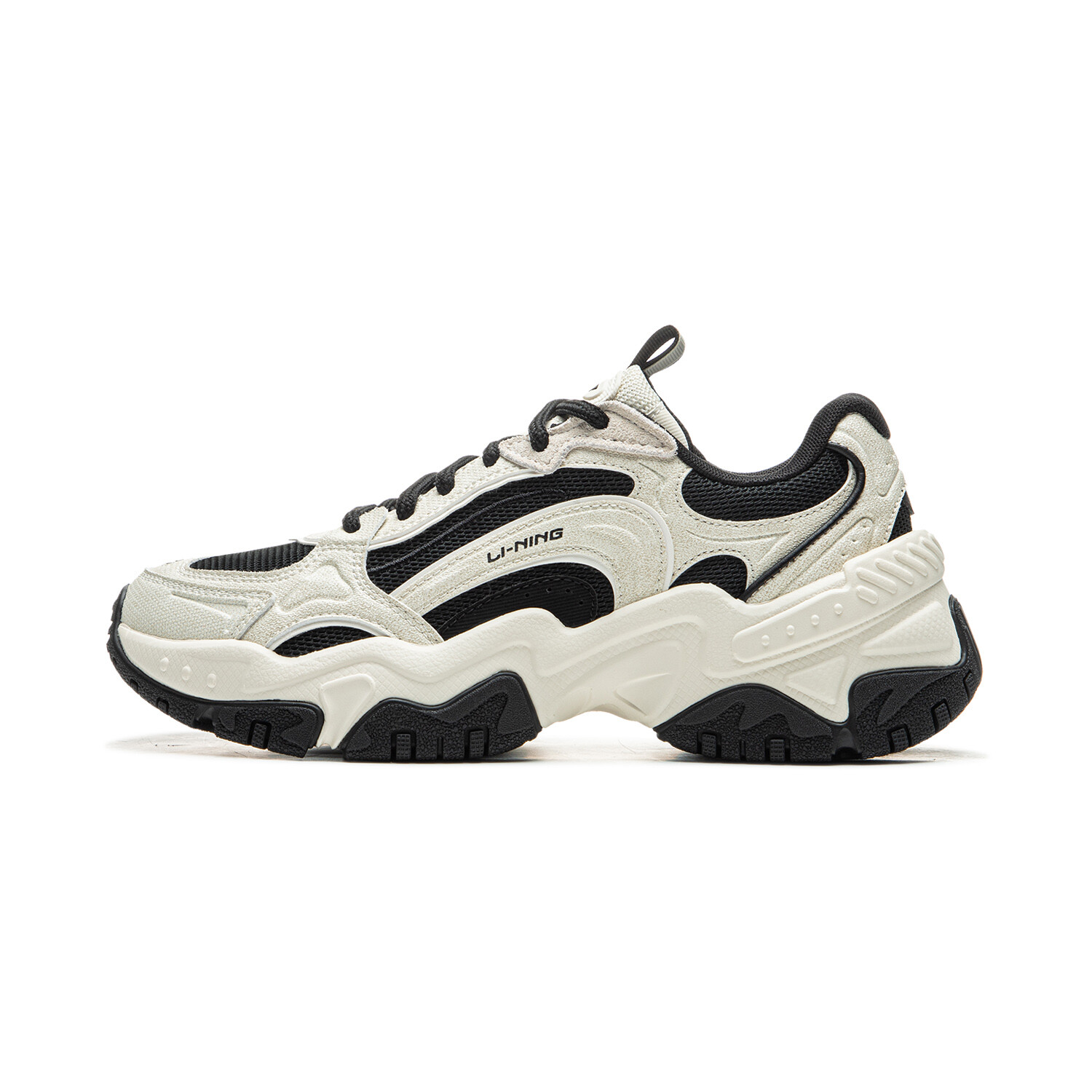 Кроссовки LINING Brown Sugar V2 Lifestyle Shoes Women's Low-top Black/White, черный/белый