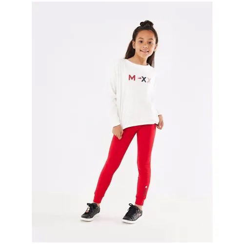 Лонгслив для девочек MEXX; цвет Off white р. 98-104