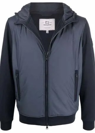 Woolrich легкая куртка на молнии с капюшоном