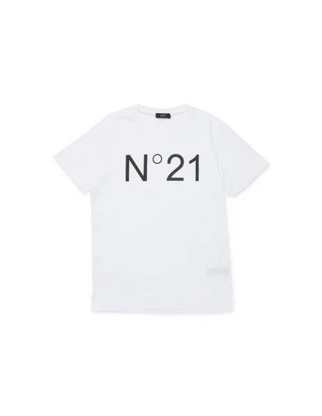 Хлопковая футболка N°21, белый