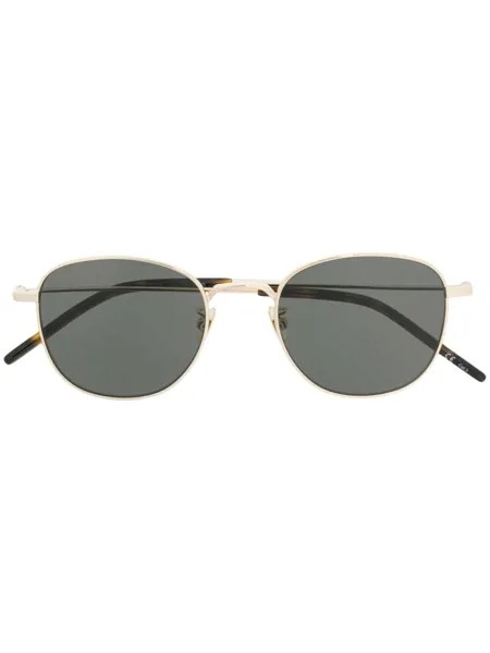 Saint Laurent Eyewear солнцезащитные очки в круглой оправе