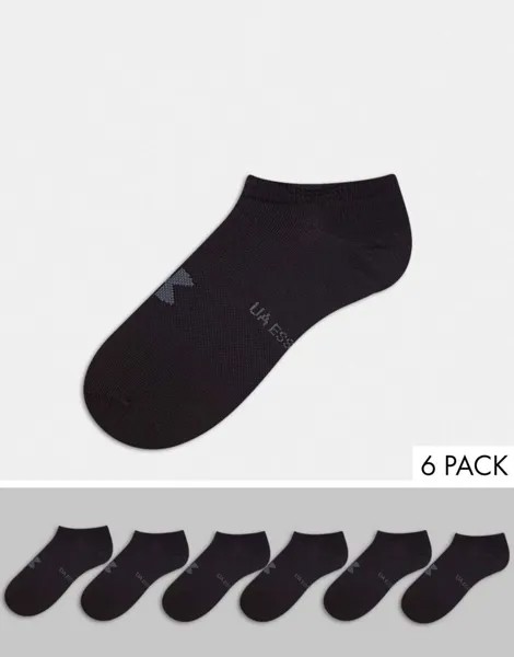 Белые носки-невидимки Under Armour Essential, 6 шт.