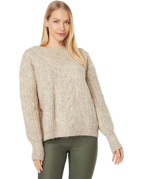 Свитер Hatley Cable Knit Pullover, цвет Oatmeal Melange