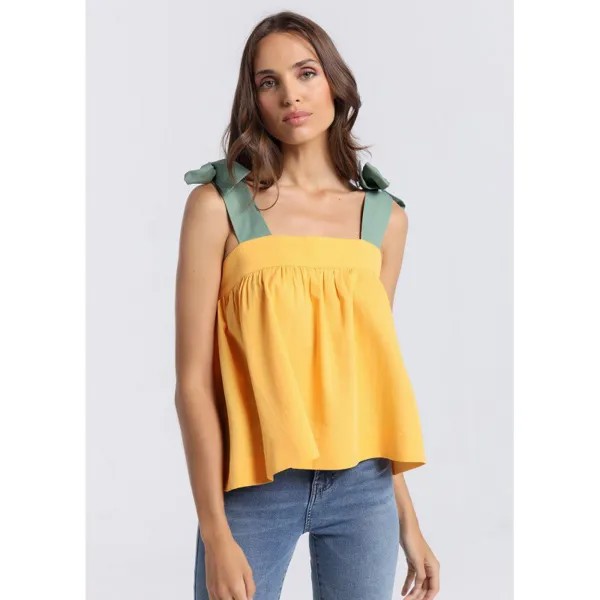Блуза с коротким рукавом Victorio & Lucchino 134624-3554-714 Bows Shoulders, оранжевый