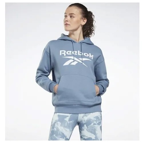 Толстовка Reebok, средней длины, размер XS, синий