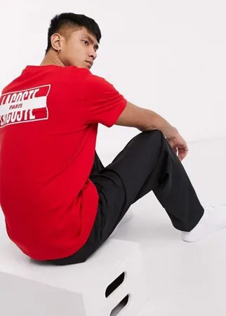 Красная футболка Lacoste - L!VE Paris-Красный