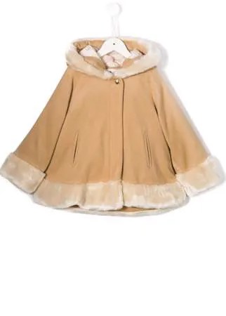 Chloé Kids пальто с капюшоном