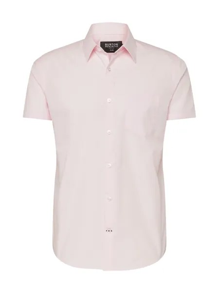 Рубашка на пуговицах стандартного кроя BURTON MENSWEAR LONDON, розовый