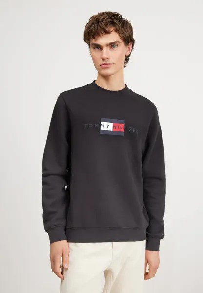 Толстовка Hilfiger Flag Sweatshirt Tommy Hilfiger, черный