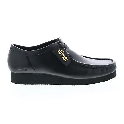 Clarks Wallabee 2 26158280 Мужские черные оксфорды и туфли на шнуровке повседневная обувь