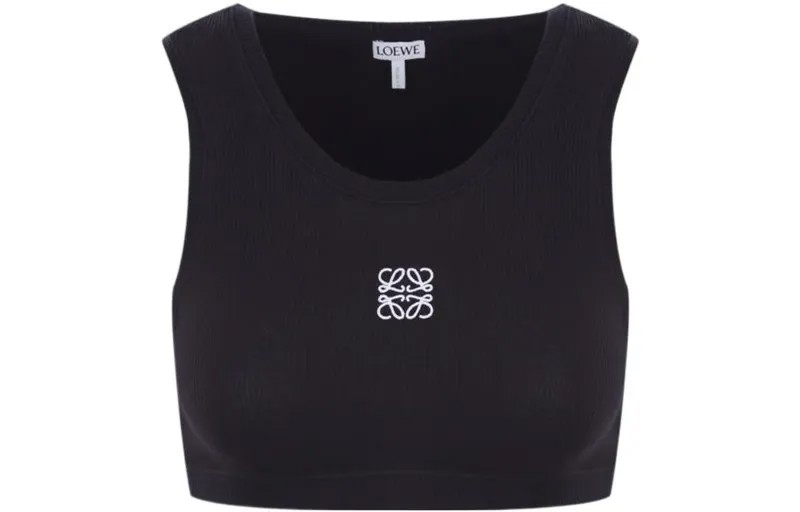 Майка женская черная Loewe