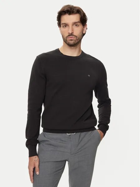 Облегающий свитер Calvin Klein, черный