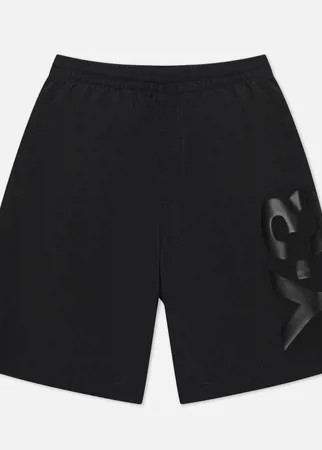 Мужские шорты Y-3 Large Logo Swim Mid Lenght, цвет чёрный, размер L