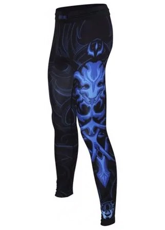 Компрессионные штаны Athletic pro. Leo Blue MSP-126 XXL