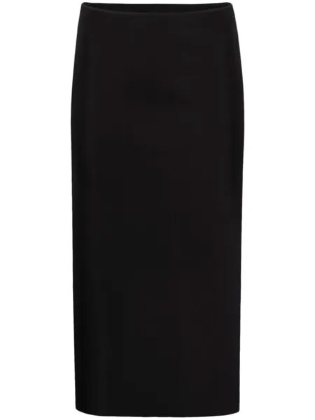 Юбка миди с завышенной талией TOM FORD, черный