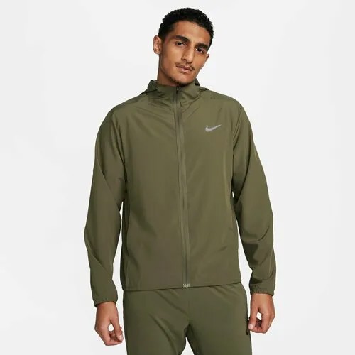 Куртка NIKE M NK DF FORM HD JKT, размер L, зеленый