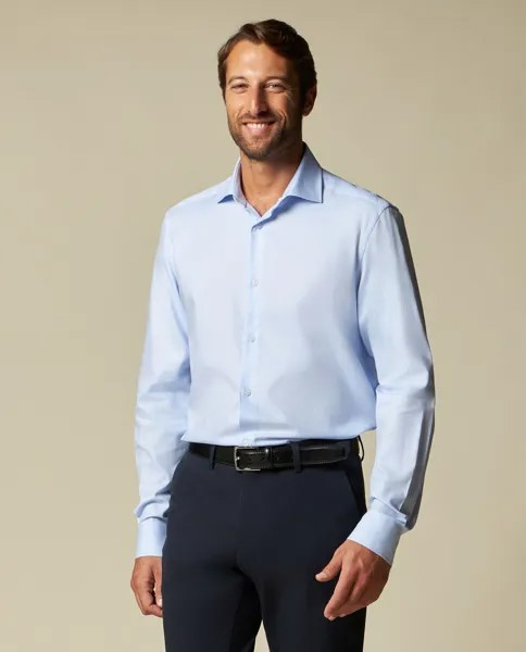 Мужская рубашка Rumford из чистого плотного хлопка RUMFORD, синий