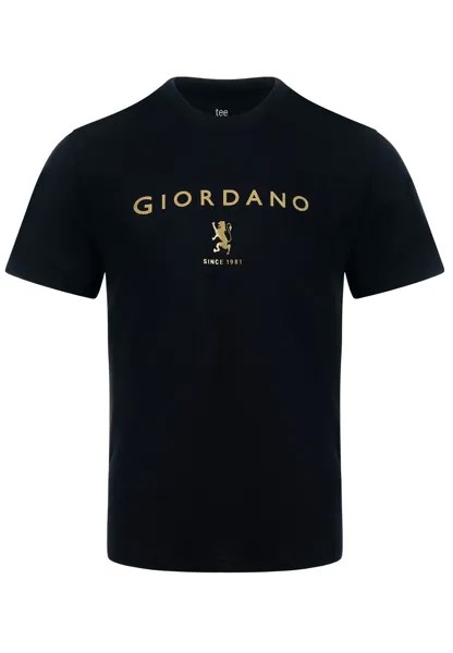 Футболка Giordano Signature Logo, черный