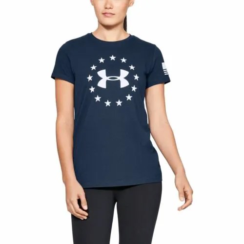 [1333372-408] Женская футболка с логотипом Under Armour Freedom