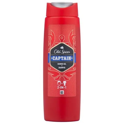 Гель для душа и шампунь Old Spice Captain, 250 мл