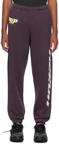 Пурпурные спортивные штаны с мухами Heron Preston