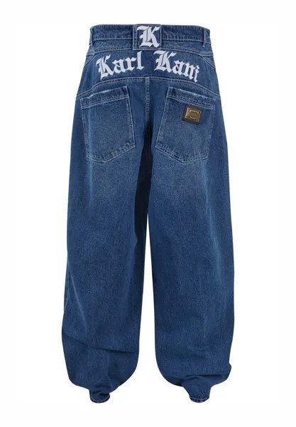 Джинсы свободного кроя Karl Kani, синий Plate Baggy Five Pocket