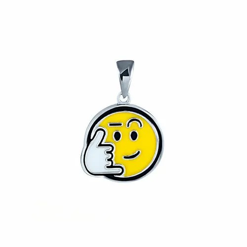 Подвеска ELEMENT47, серебро, 925 проба, эмаль