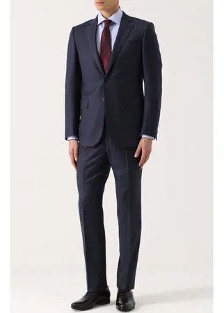 Шерстяной костюм с пиджаком на двух пуговицах Ermenegildo Zegna