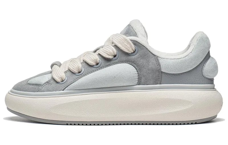 Кроссовки LiNing Yun You C4D Skateboarding Shoes Women's Low-top Gray, серый