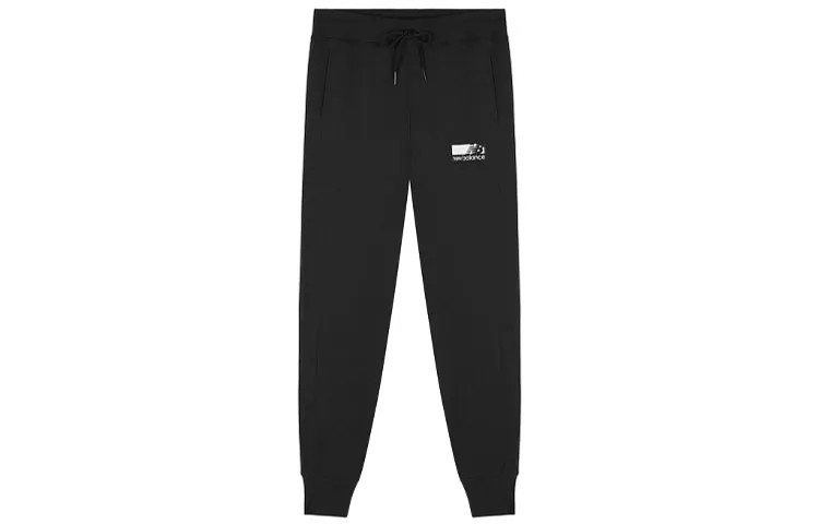 Женские трикотажные спортивные штаны New Balance, цвет Black