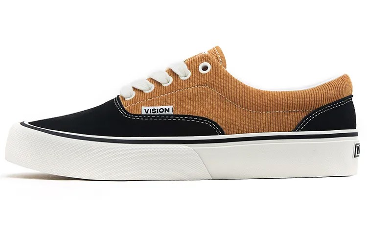 Кроссовки vision street wear Skateboarding Shoes Unisex Low-top Dark Mushroom With Outerspace And NB Burgundy, черный