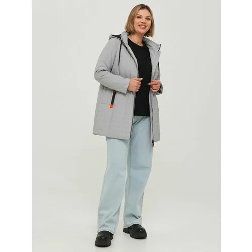 Куртка КАЛЯЕВ, размер 50, светло-серый