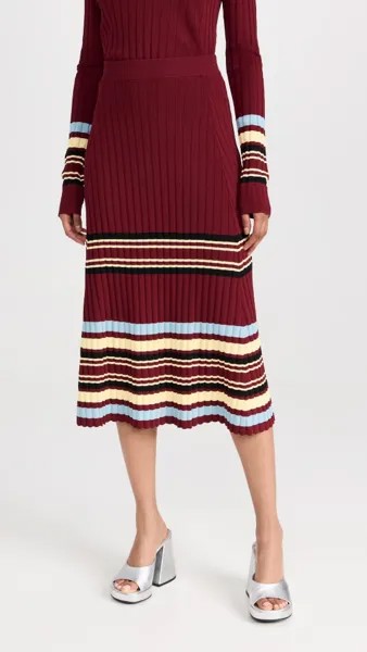 Юбка Wales Bonner Wander Knit, красный