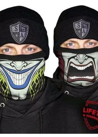 Шарф-труба SA Fleece Two Sided (с черепом)