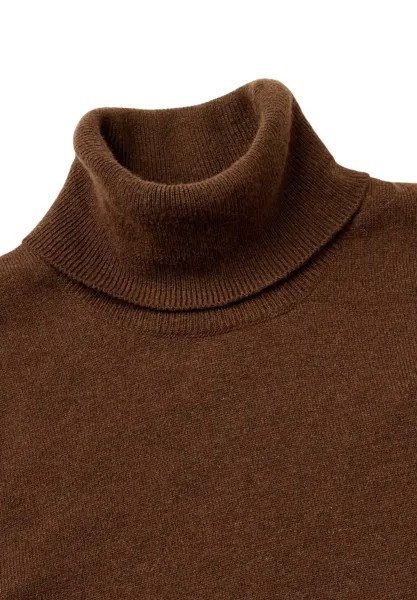 Базовая футболка SHORT SLEEVE TURTLENECK United Colors of Benetton, коричневый