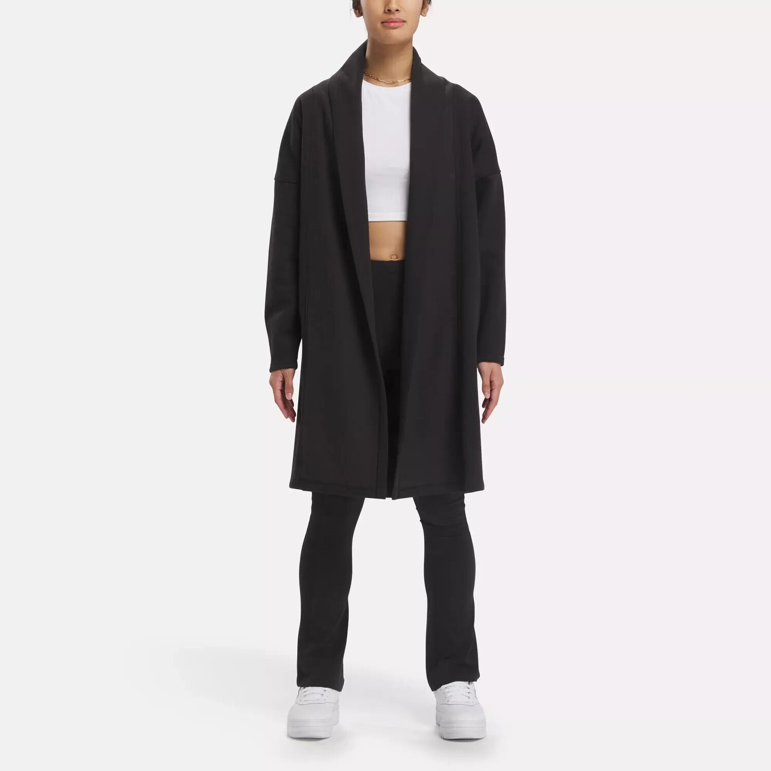 Классический флисовый топ Reebok, черный
