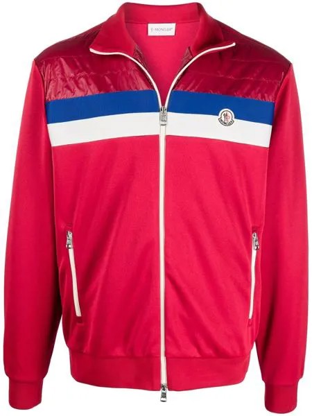 Moncler спортивная куртка с нашивкой-логотипом