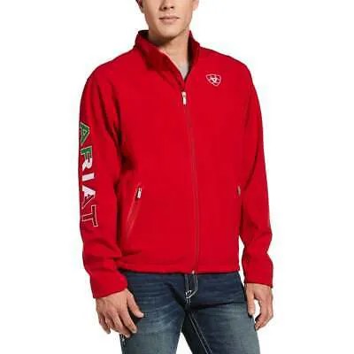 Мужская красная повседневная спортивная верхняя одежда Ariat New Team Softshell Mexico 100335