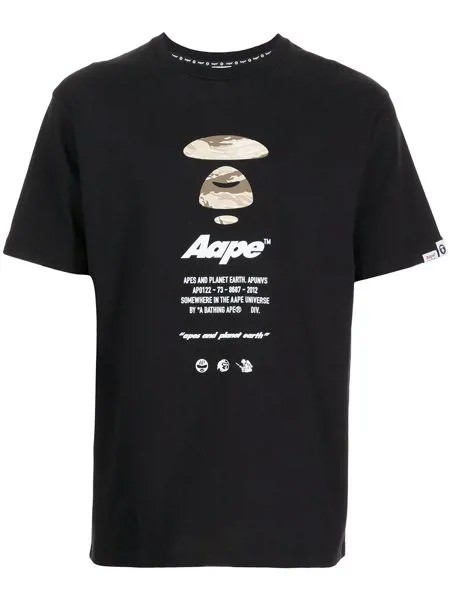AAPE BY *A BATHING APE® футболка с логотипом
