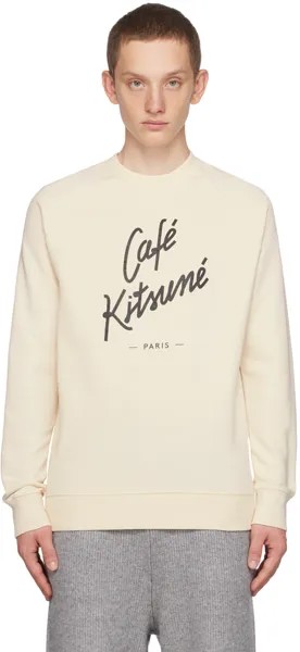 Толстовка Off-White Cafe Kitsune Maison Kitsune