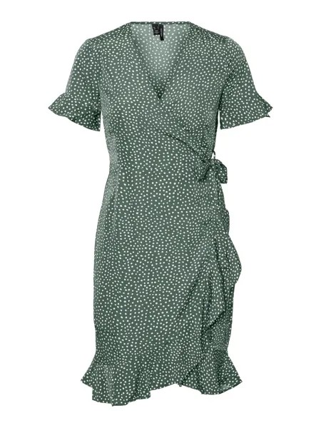 Платье VERO MODA Henna, темно-зеленый