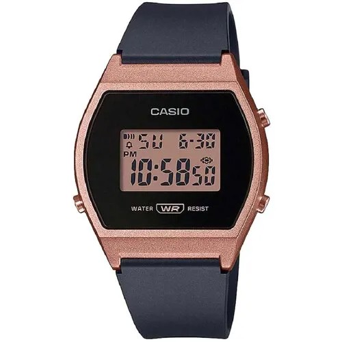 Наручные часы CASIO LW-204-1A, розовый, черный