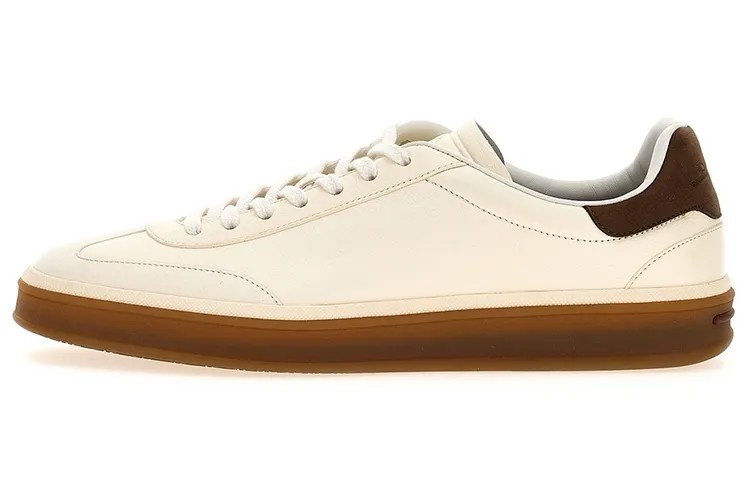 Кроссовки Loro Piana Skateboarding Shoes Men Low-top White, белый