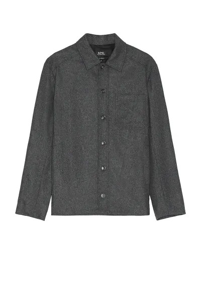 Куртка A.P.C. Jasper, цвет Heathered Anthracite