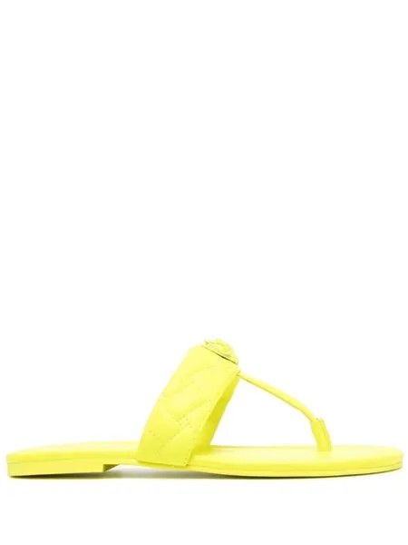 Kurt Geiger London сандалии Kensington с Т-образным ремешком, желтый