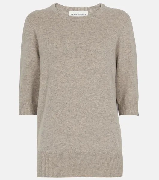 N°63 Топ из смесового кашемира Well Extreme Cashmere, бежевый
